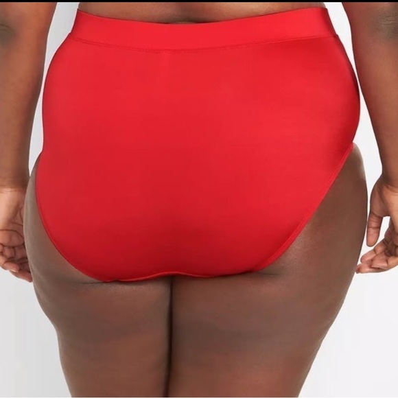 New Lane Bryant Swim by Cacique Red Swim Brief 14 - Picture 2 of 3